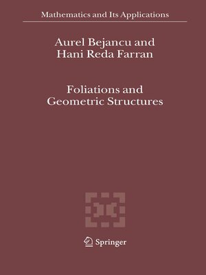 cover image of Foliations and Geometric Structures